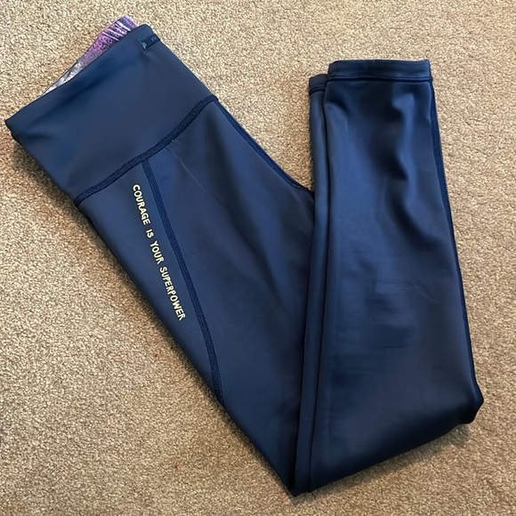 NWOT Simone Biles reversible Athleta leggings - Picture 2 of 4